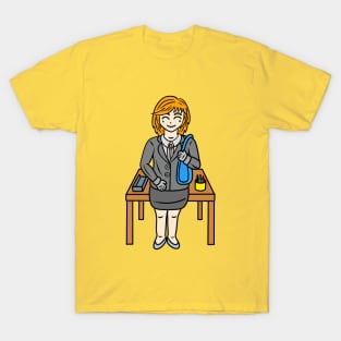 Kawaii chibi office lady T-Shirt